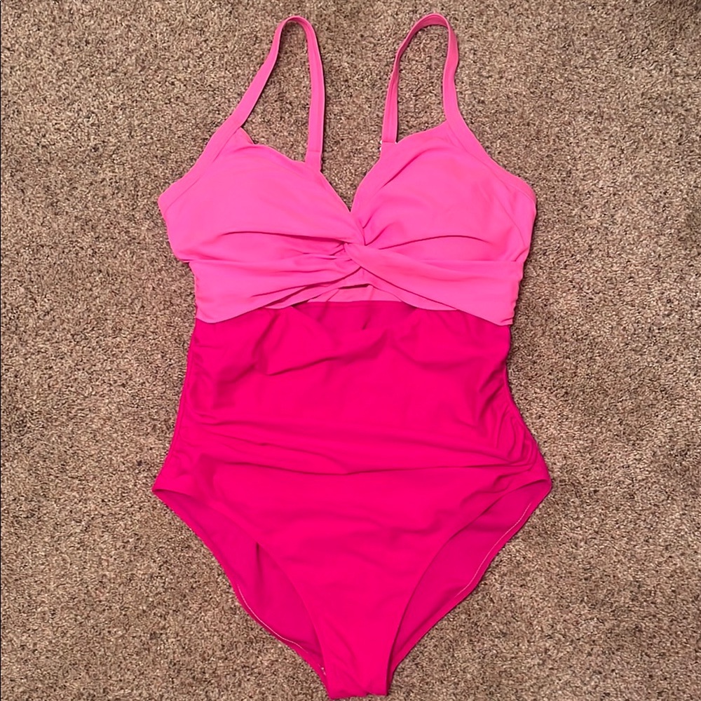 Pink One-Piece Swimsuit